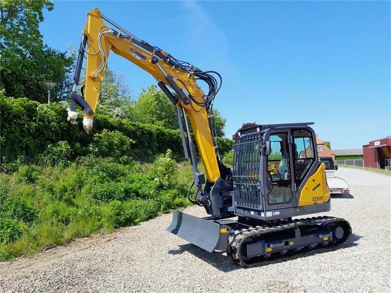 XCMG xe80e Bageri guseničari