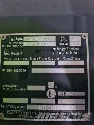 CLAAS JAGUAR 940 Kombajni za stočnu hranu