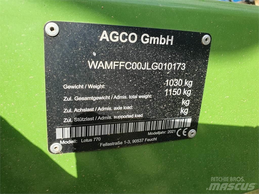 Fendt LOTUS 770 Okretači i sakupljači sena