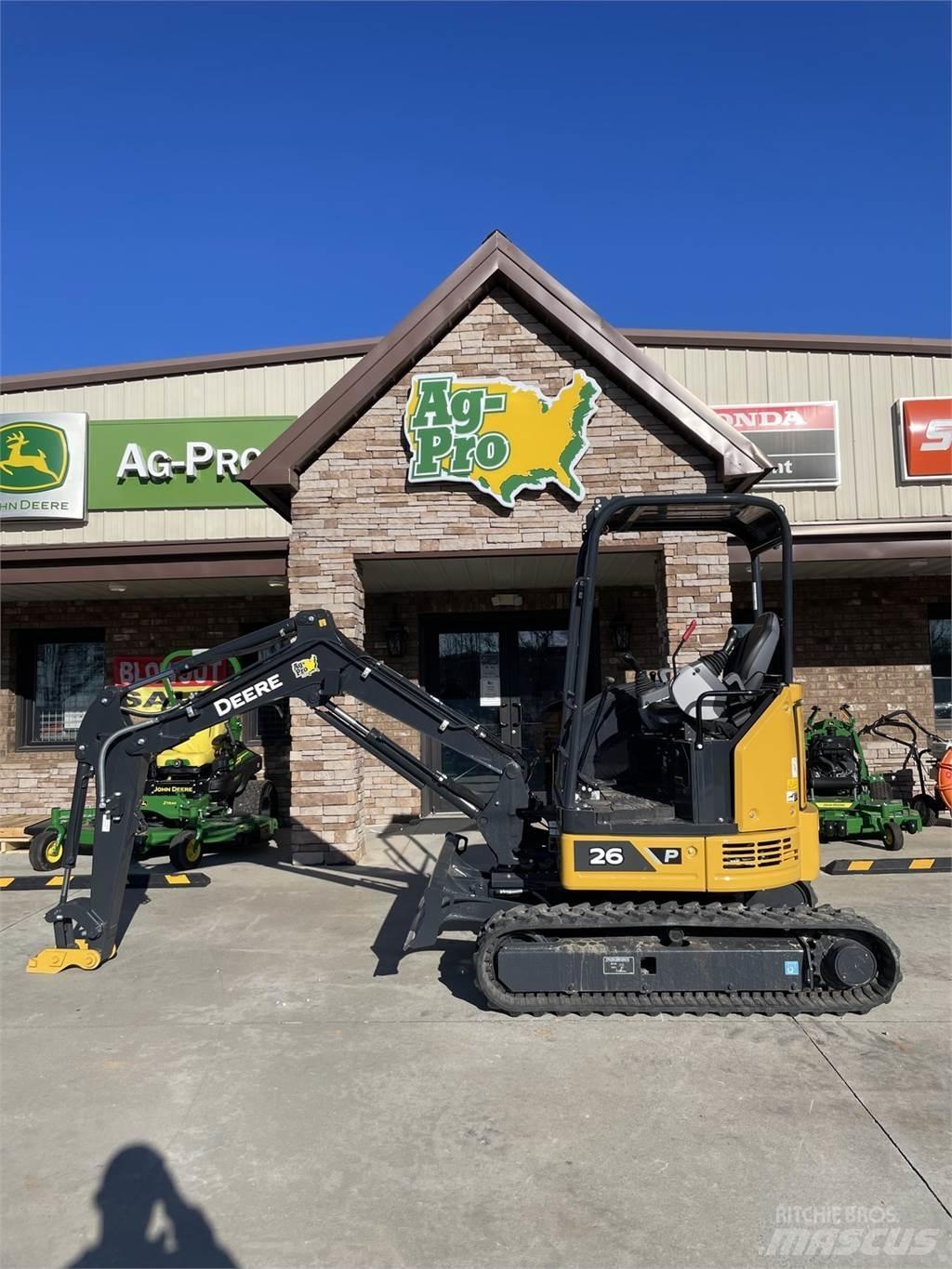 John Deere 26 P Mini bageri < 7t