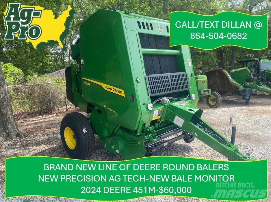 John Deere 451M Prese/balirke za rolo bale