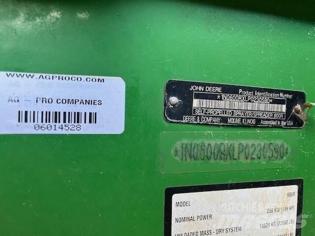 John Deere 600R Vučene prskalice