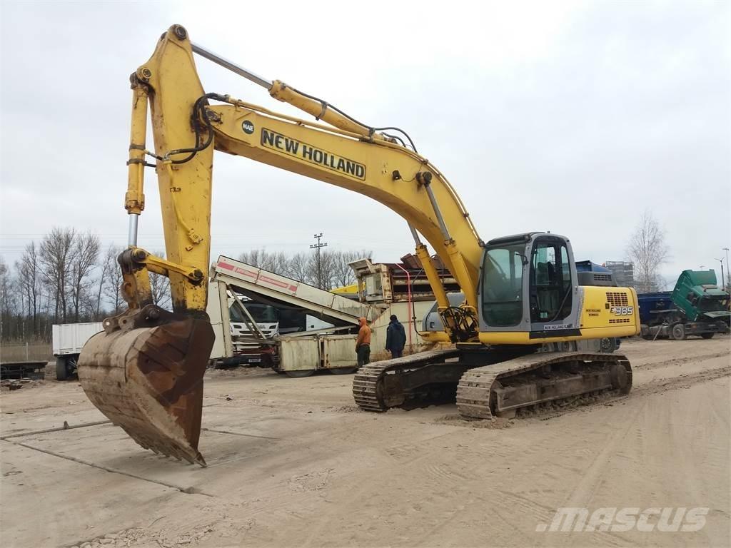 New Holland E385 Bageri guseničari