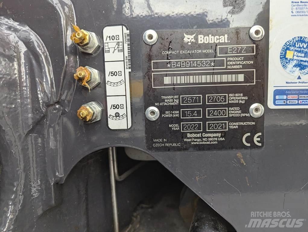 Bobcat E 27z Mini bageri < 7t