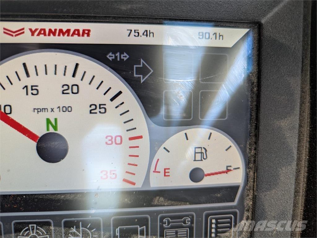 Yanmar B 75 W Bageri točkaši