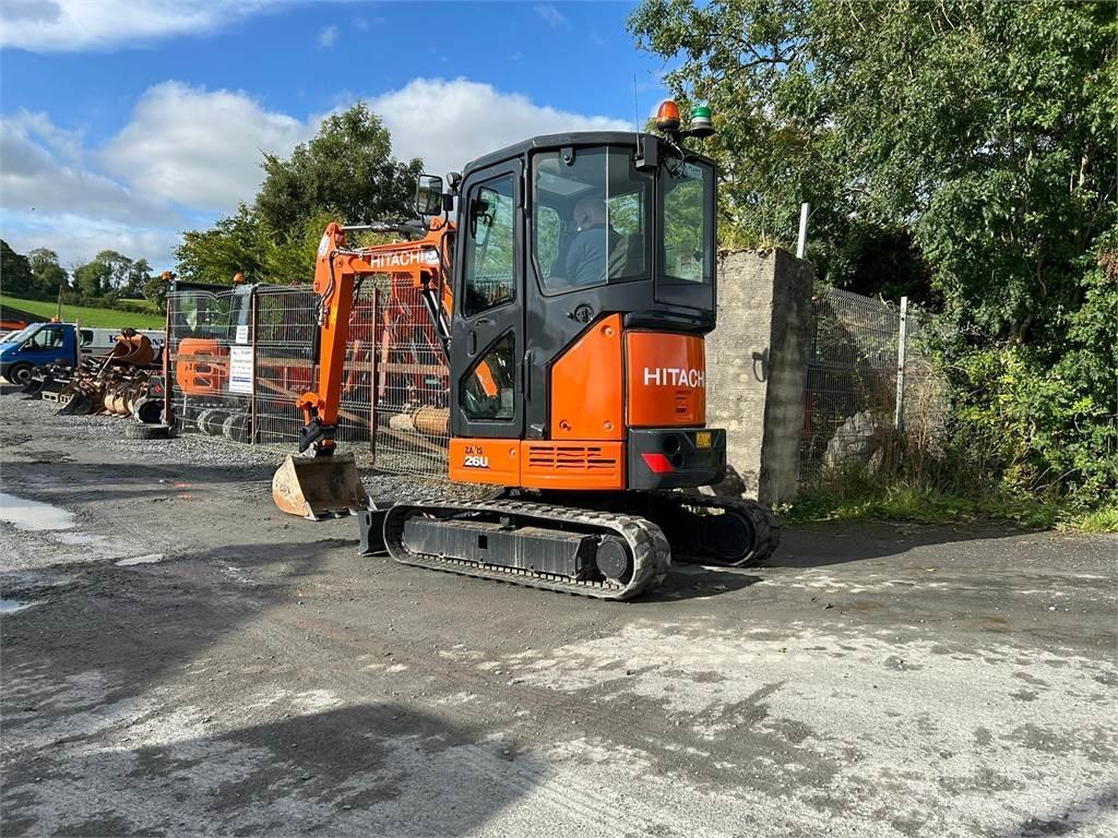 Hitachi 2019 ZX26U-6 Bageri guseničari
