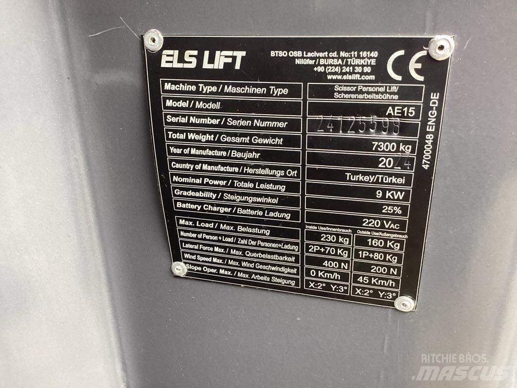 ELS LIFT AE15 Zglobne podizne platforme