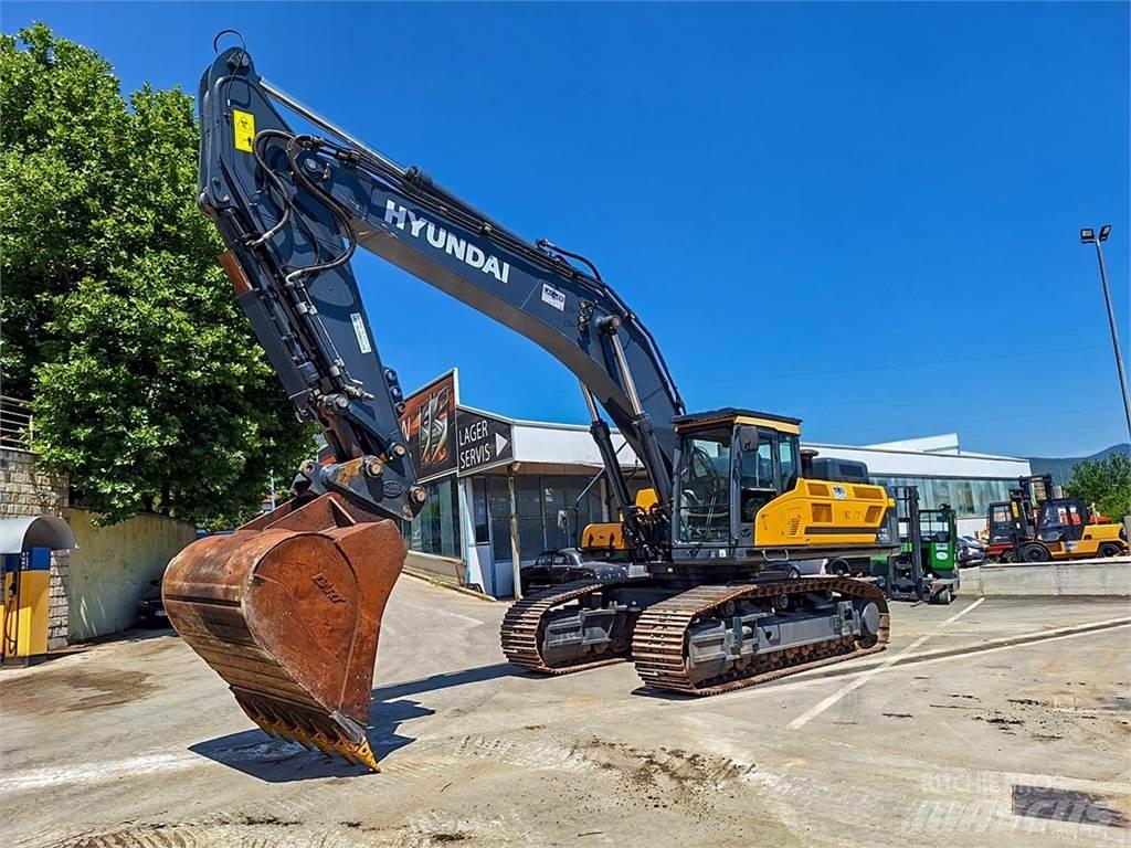 Hyundai HX520L Bageri guseničari