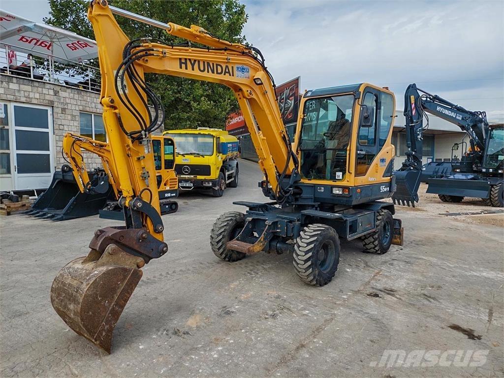 Hyundai R55W-9 Mini bageri < 7t