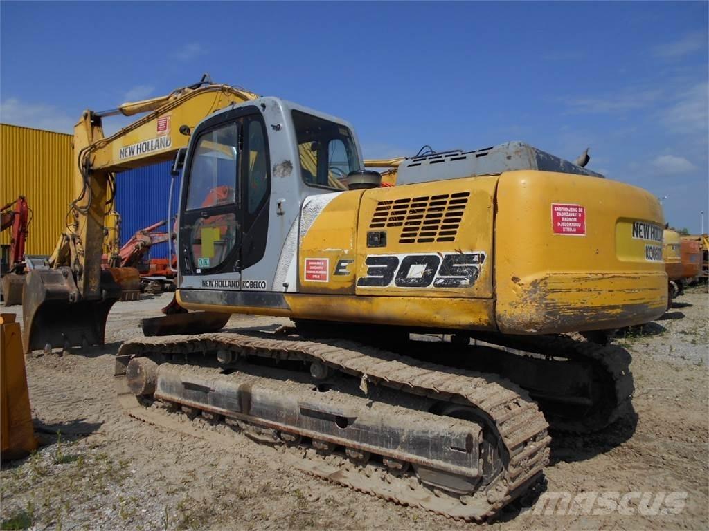 New Holland E 305EL Bageri guseničari