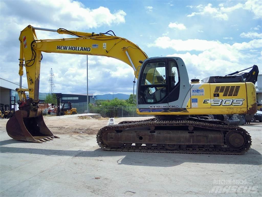 New Holland E305 Bageri guseničari