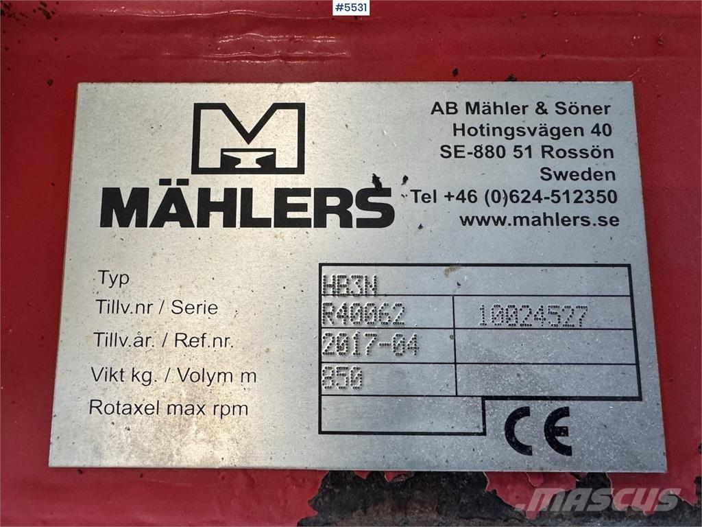 Mählers HR3N Snežne daske i plugovi
