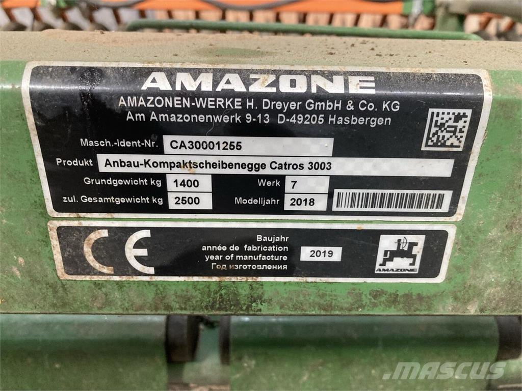 Amazone Catros 3003 Tanjirače