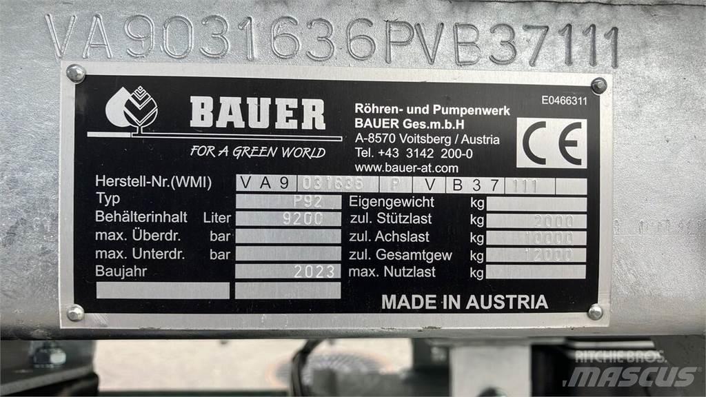 Bauer P 92 Cisterne za djubrivo