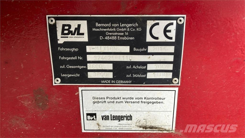 BvL V-MIX 10N Ostale poljoprivredne mašine