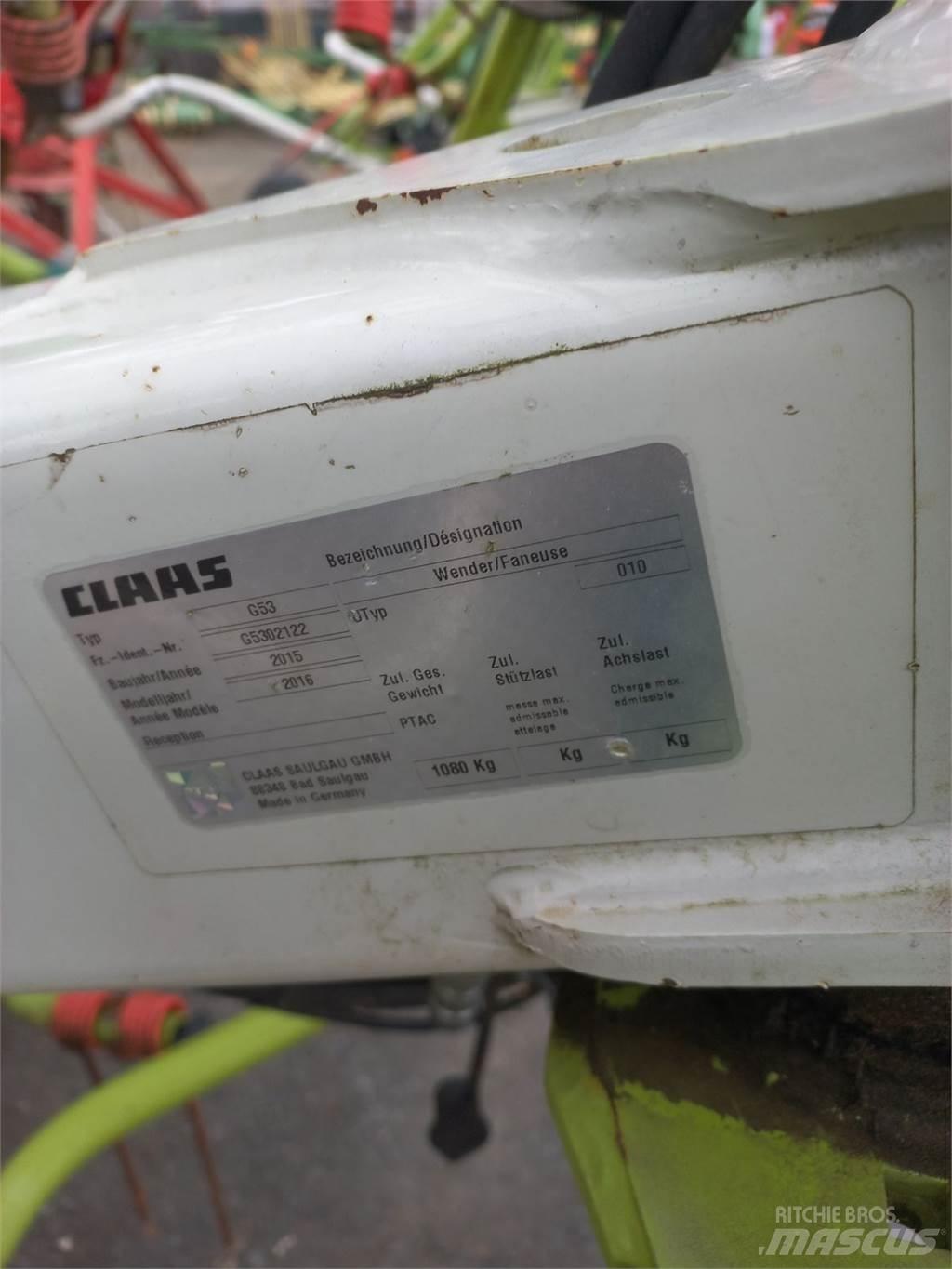 CLAAS Volto 800 Okretači i sakupljači sena