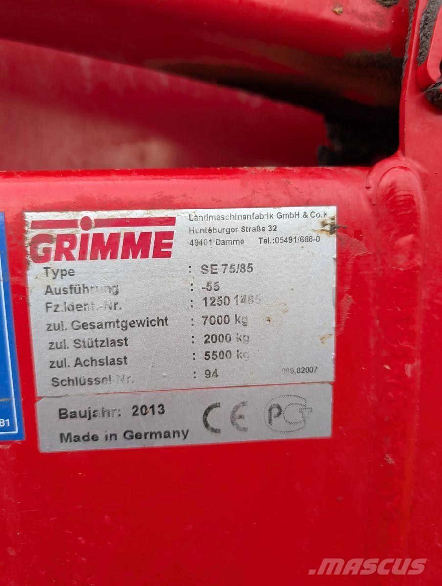 Grimme SE 75 - 55 Ostale poljoprivredne mašine