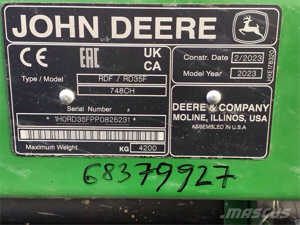 John Deere S 780 Kombajni