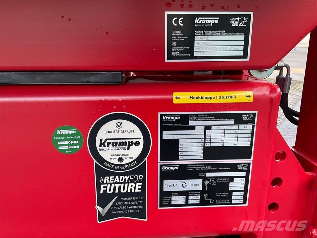 Krampe BigBody 750 Ostale prikolice