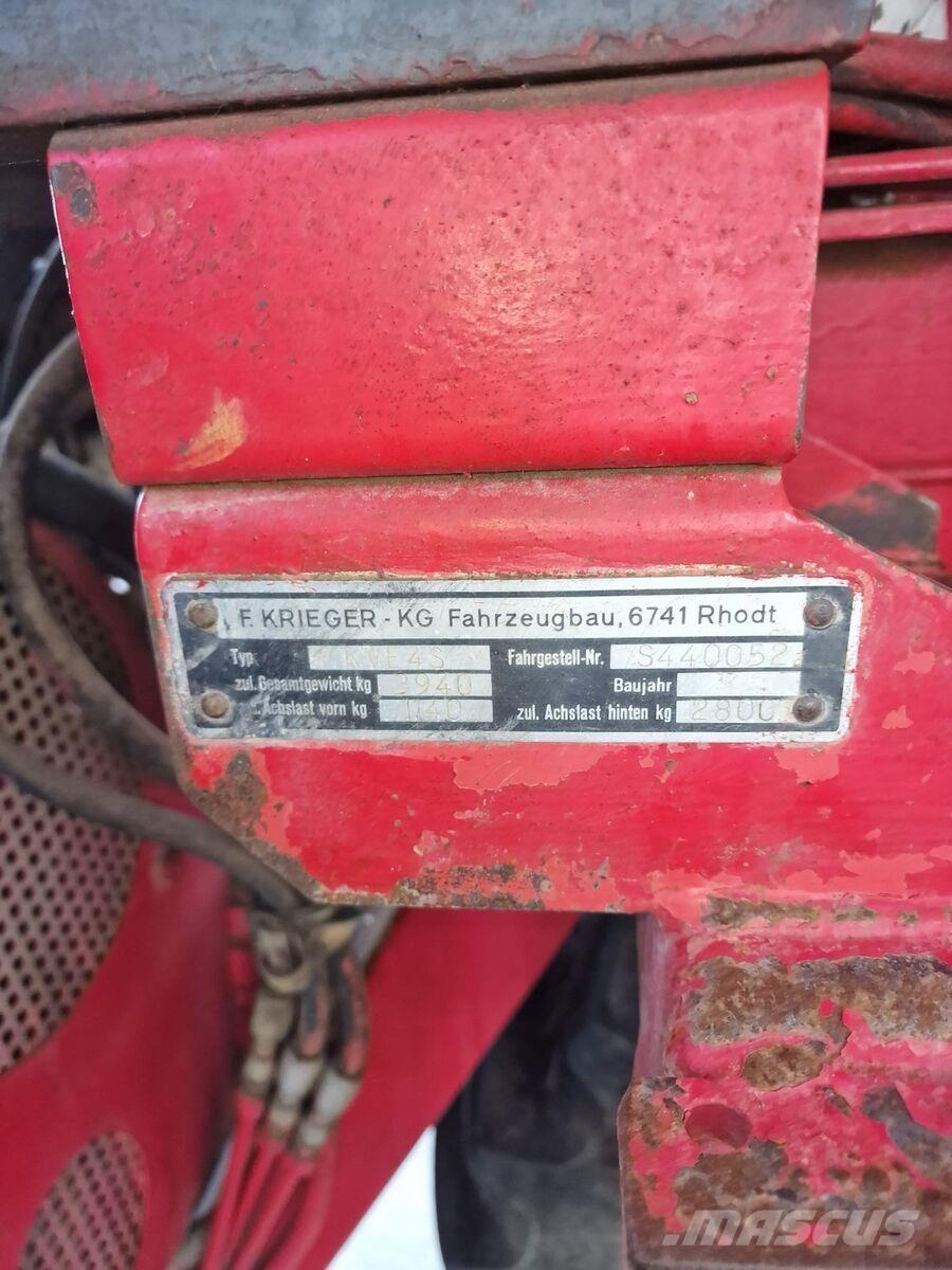  Krieger KVE 4S Mašine za berbu groždja