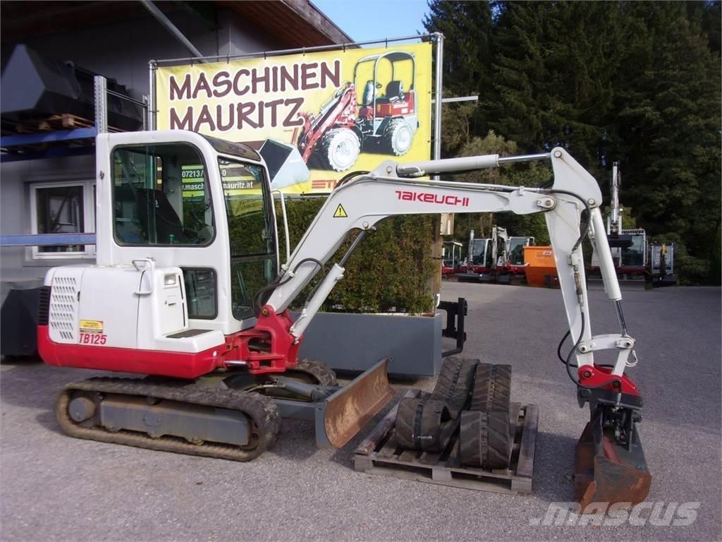 Takeuchi TB125 Mini bageri < 7t