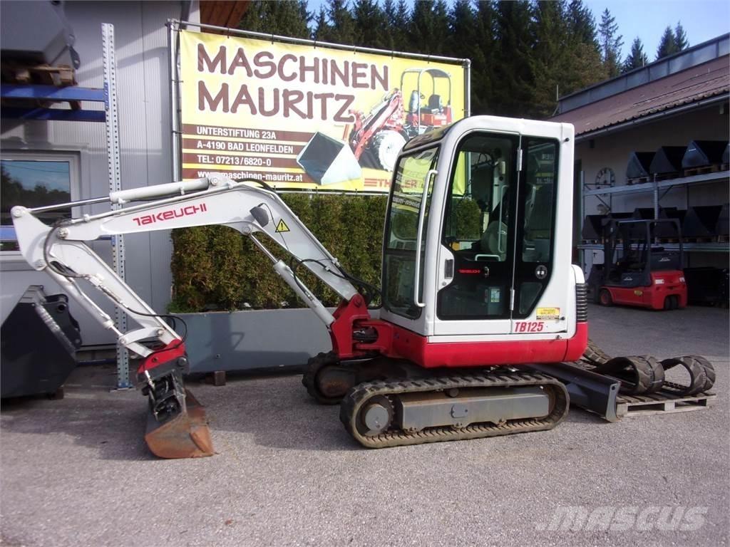 Takeuchi TB125 Mini bageri < 7t
