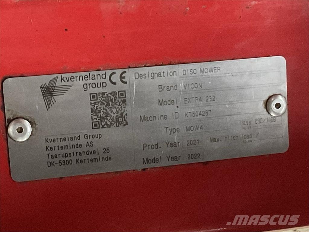 Vicon Extra 232 Kosilice