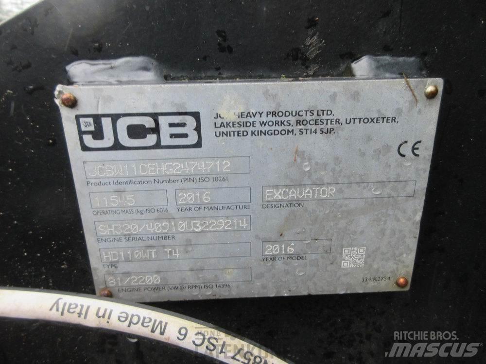 JCB Hydradig HD110W Polovni amfibijski bageri