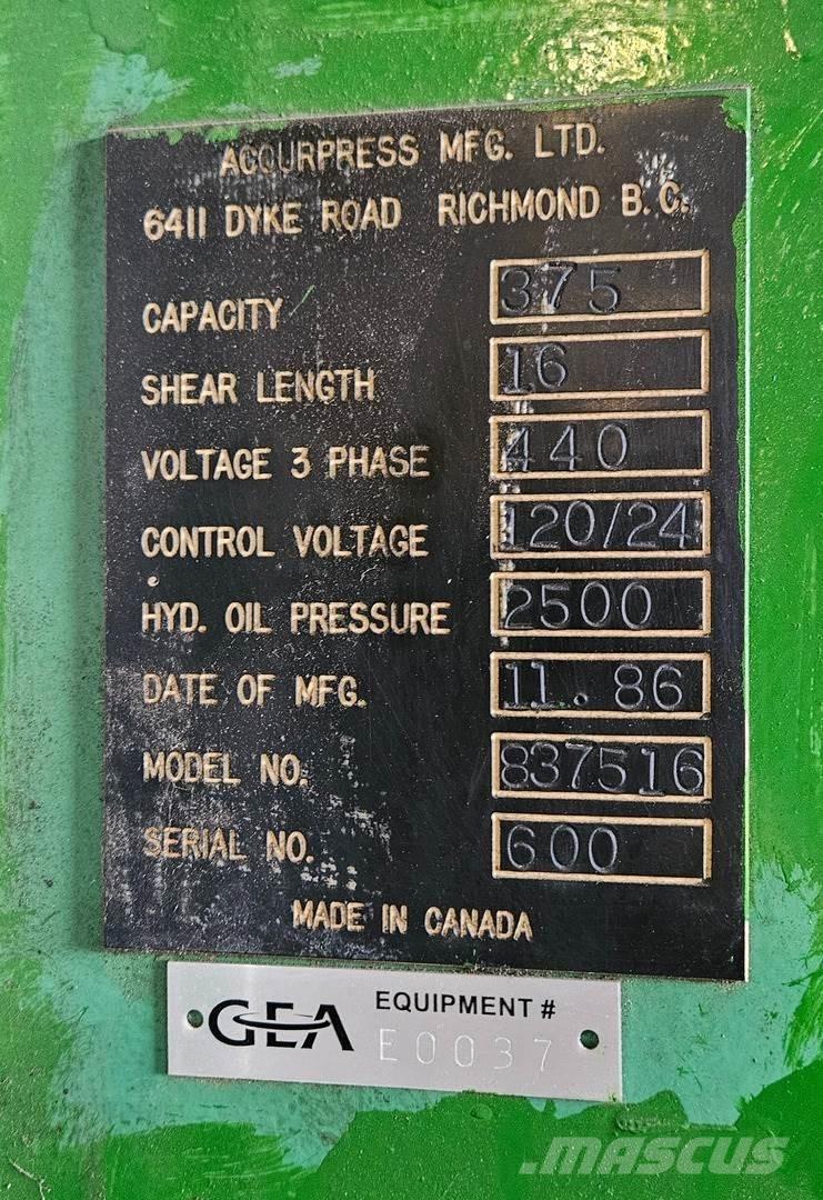  ACCURPRESS 837516 Ostalo za građevinarstvo