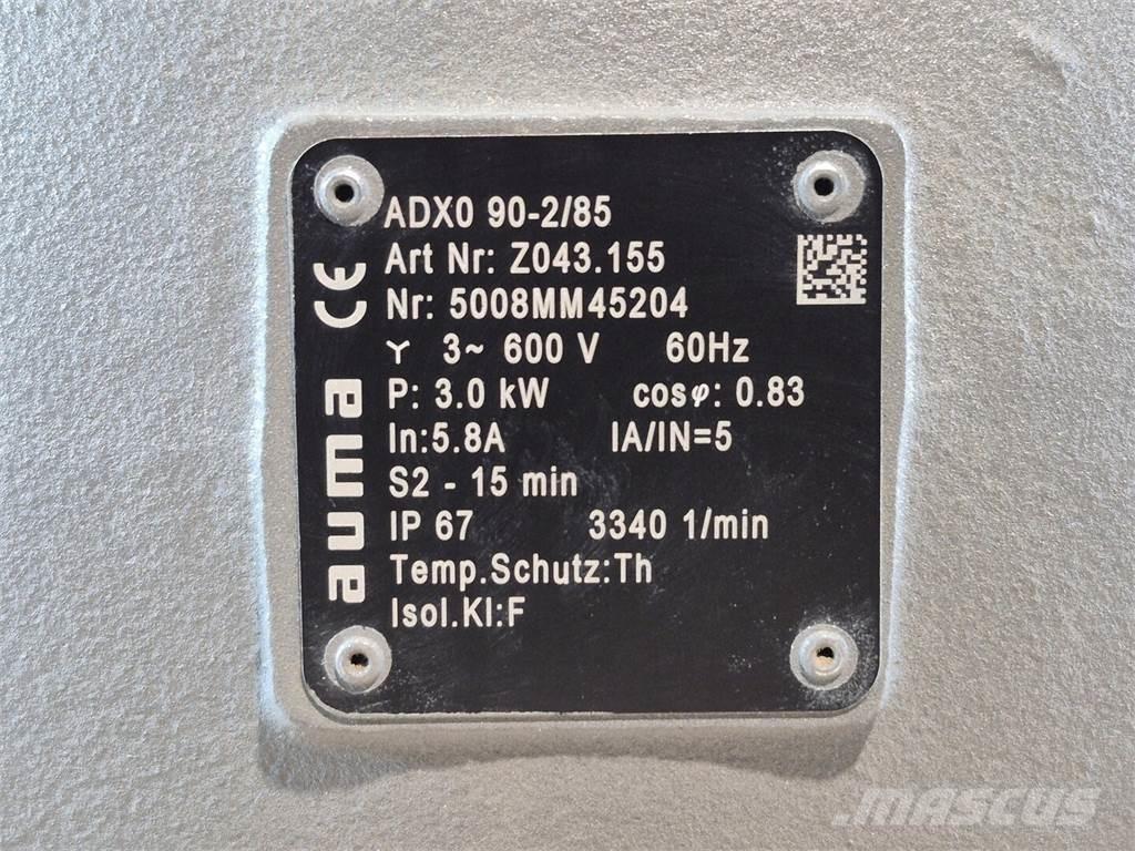  AUMA ADX0 90-2/85 Ostalo za građevinarstvo