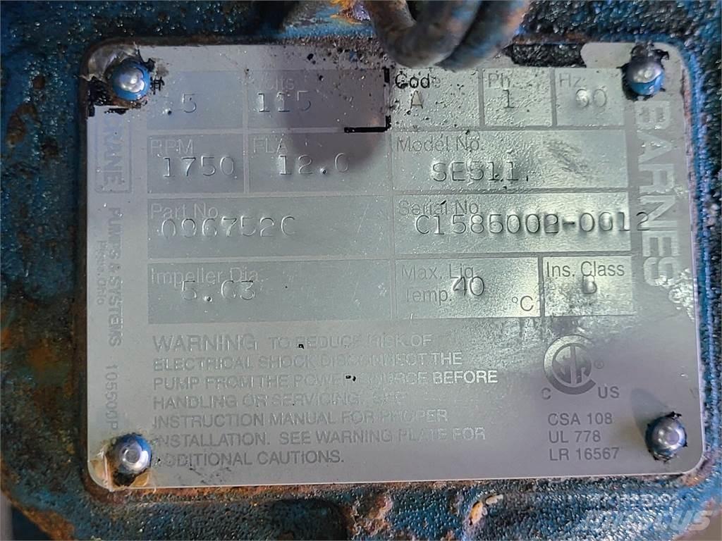  BARNES SE511 Pumpe za vodu