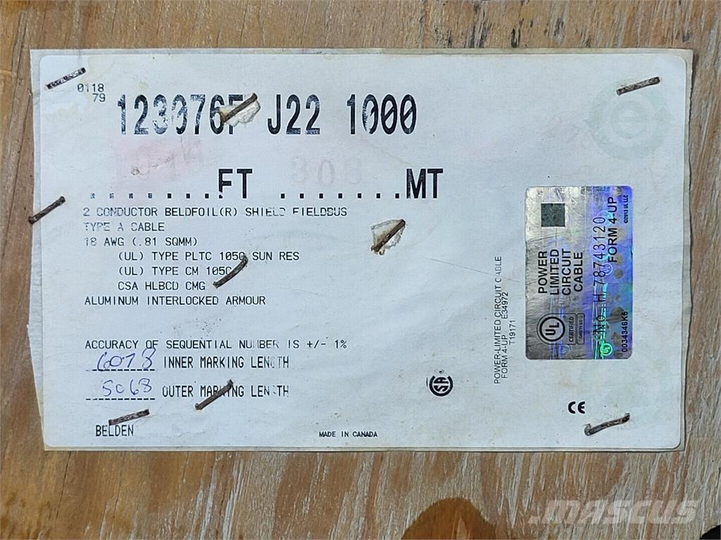  BELDEN 123076F Ostalo za građevinarstvo