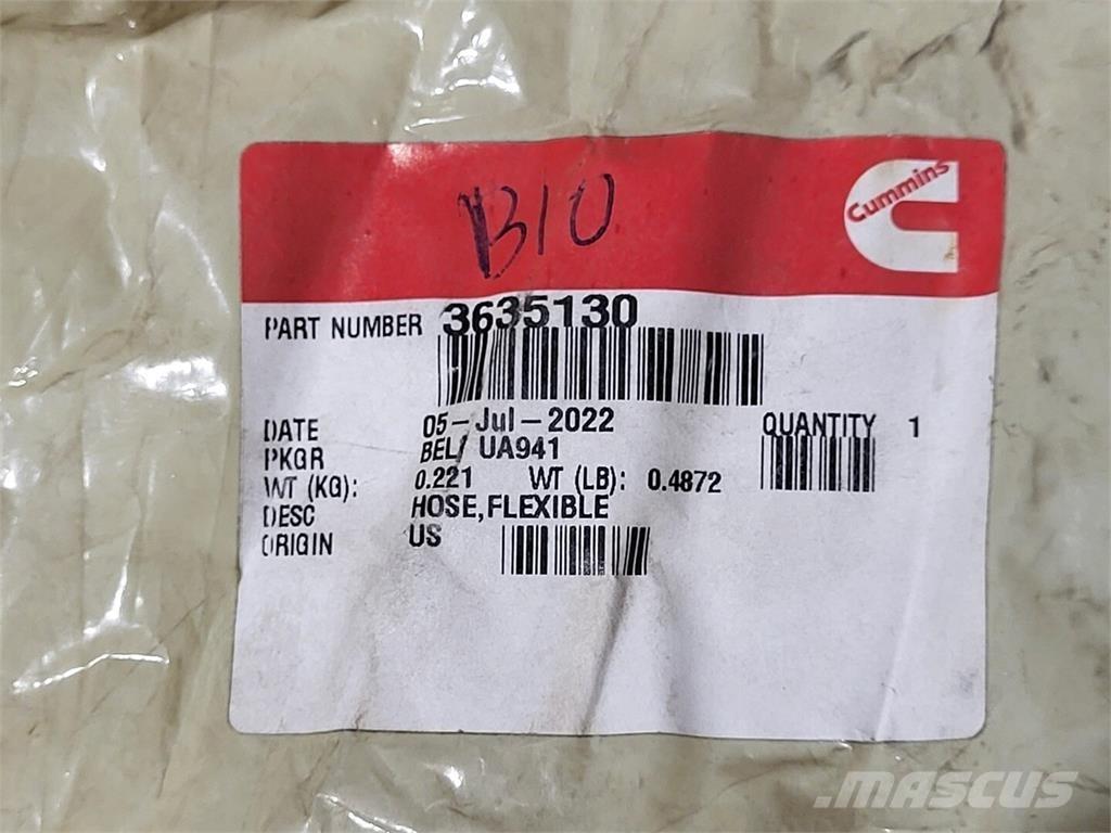 Cummins 3635130 Ostale komponente za građevinarstvo