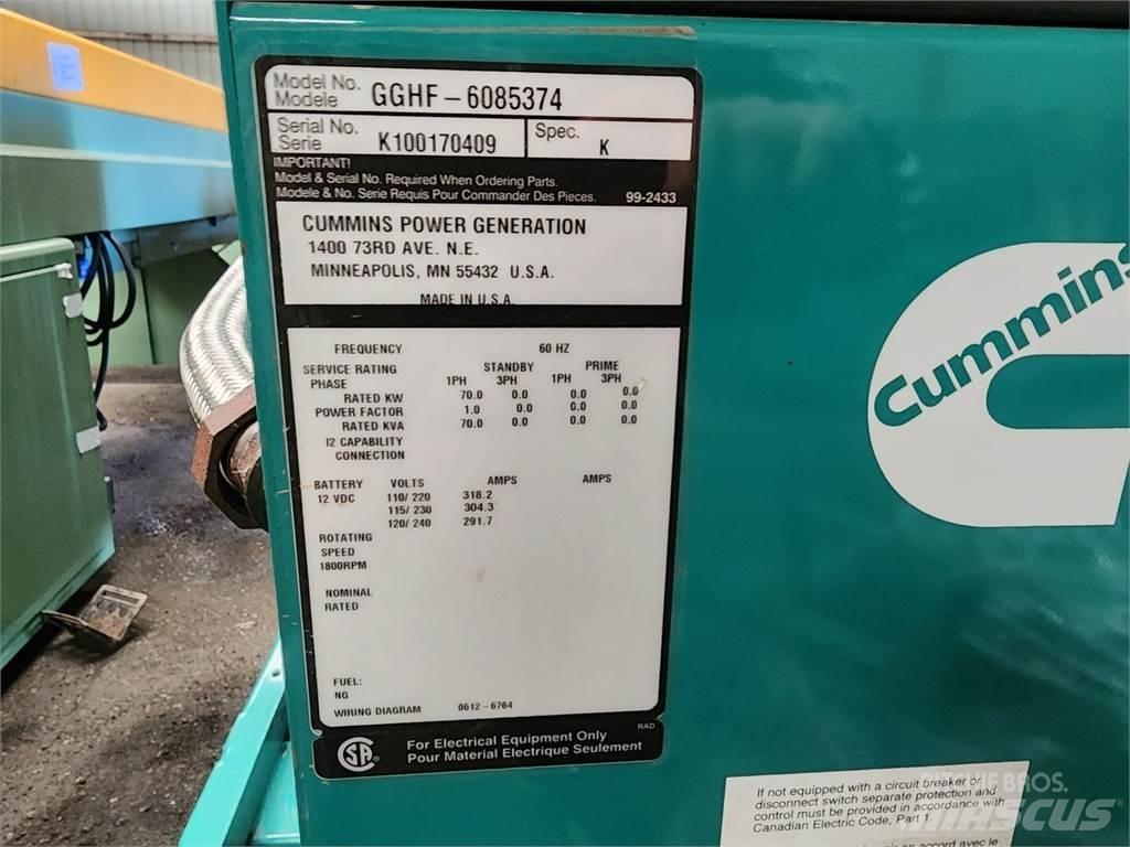 Cummins GGHF-6085374 Dizel generatori