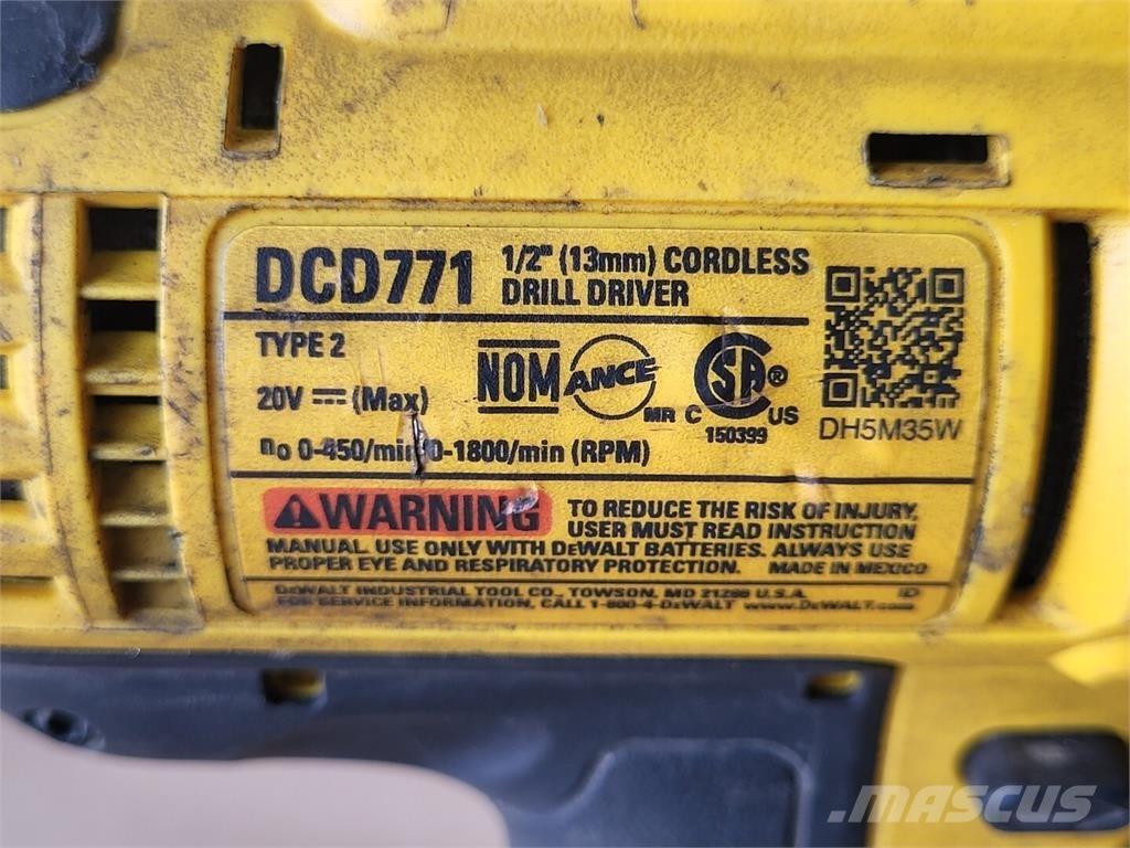 DeWalt DCD771 Ostalo za građevinarstvo