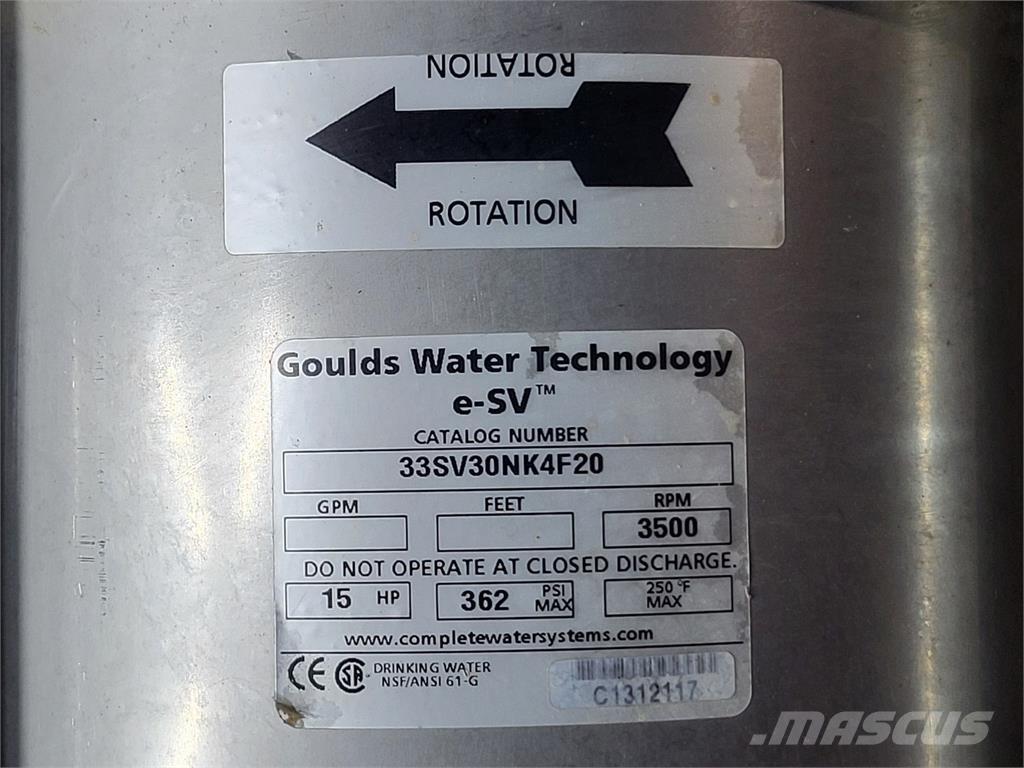  GOULDS 33SV30NK4F20 Pumpe za vodu