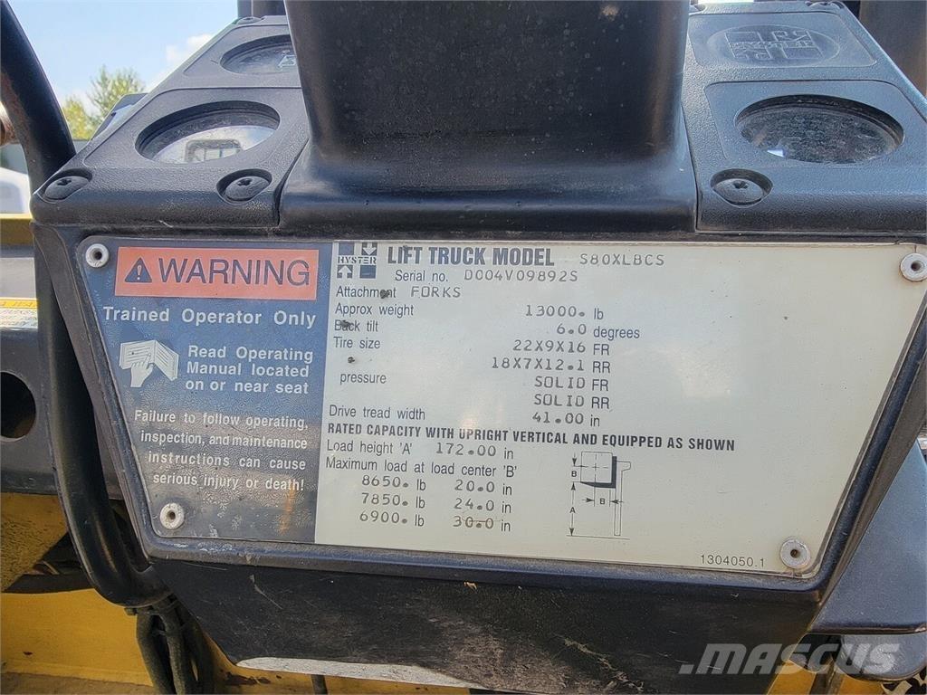 Hyster S80XLBCS Ostalo za građevinarstvo