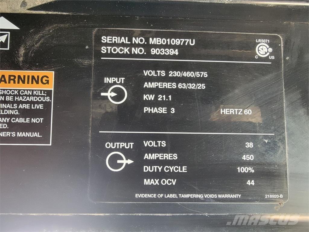 Miller Deltaweld 452 Aparati za zavarivanje