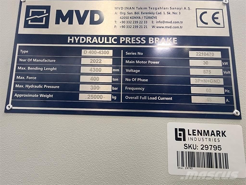  MVD D400-4300 Ostalo za građevinarstvo