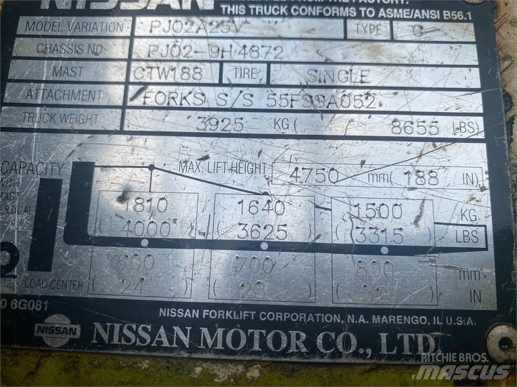 Nissan PJO2A25V Ostalo za građevinarstvo