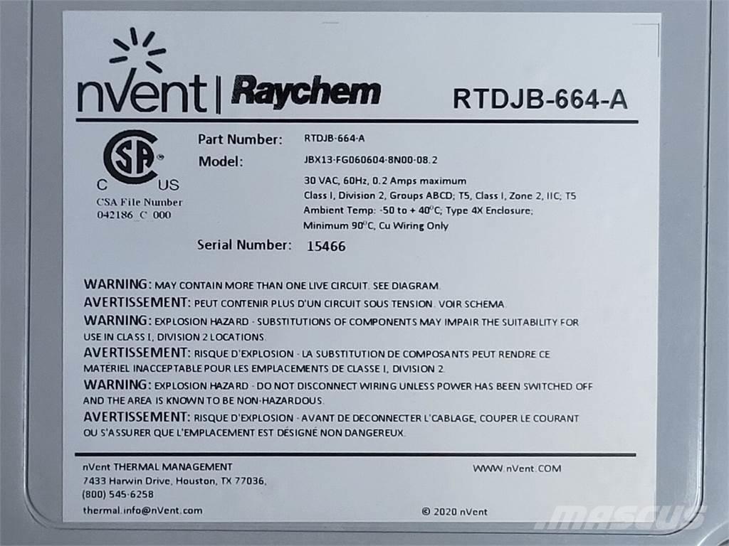  NVENT RTDJB-664-A Ostalo za građevinarstvo
