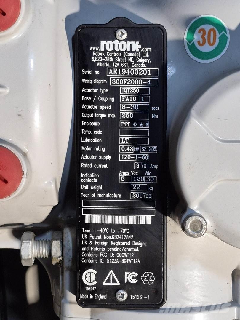  ROTORK IQT250 Ostalo za građevinarstvo