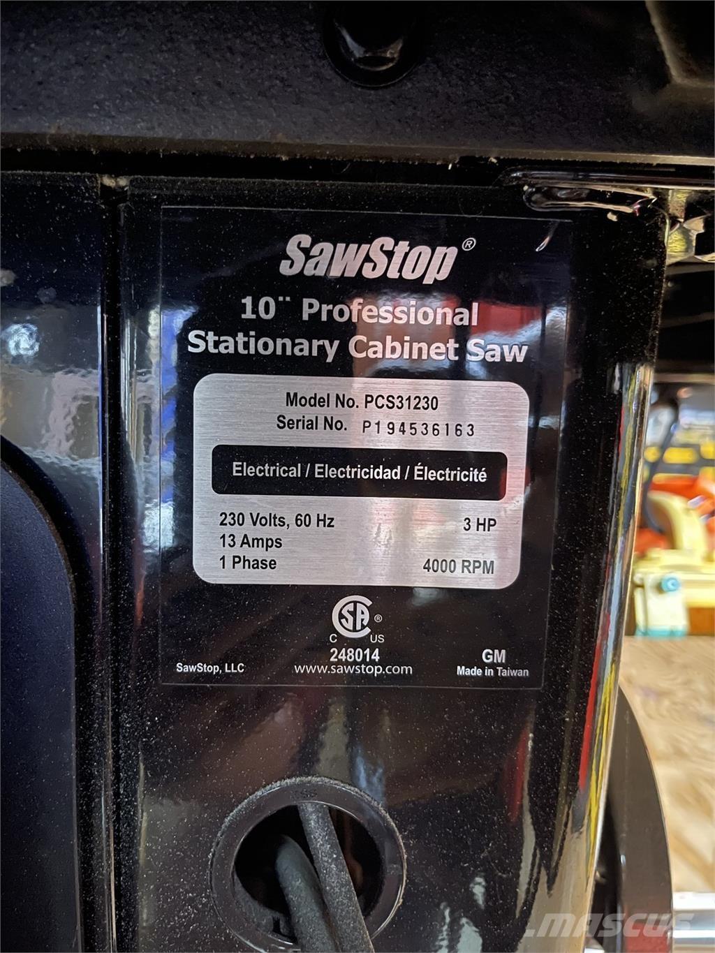  SAWSTOP PCS31230 Ostalo za građevinarstvo