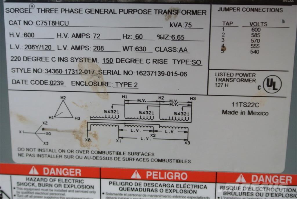  SQUARE D C75T8HCU Ostalo za građevinarstvo