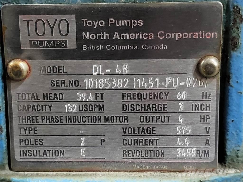 Toyo PUMPS DL-4B Pumpe za vodu