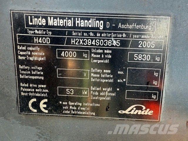 Linde H 40 D Dizelski viljuškari