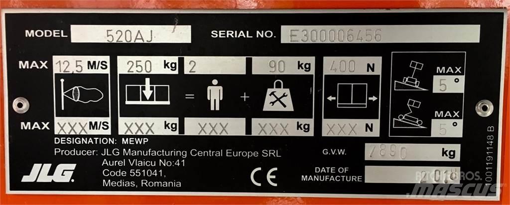 JLG 520AJ Ostali kranovi i platforme