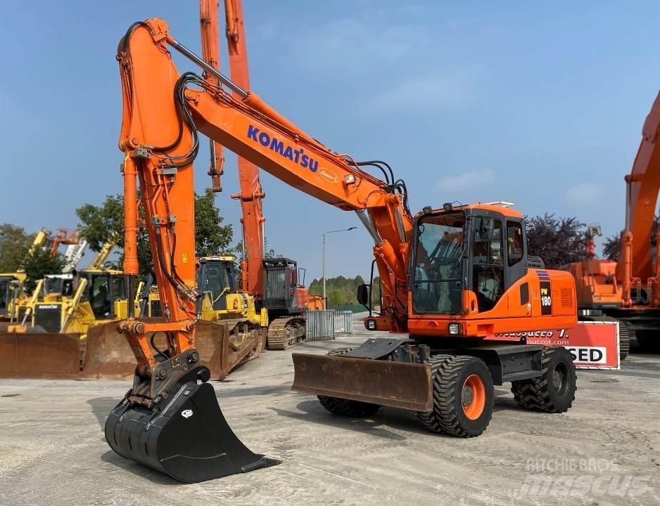 Komatsu PW180-7EO Bageri točkaši