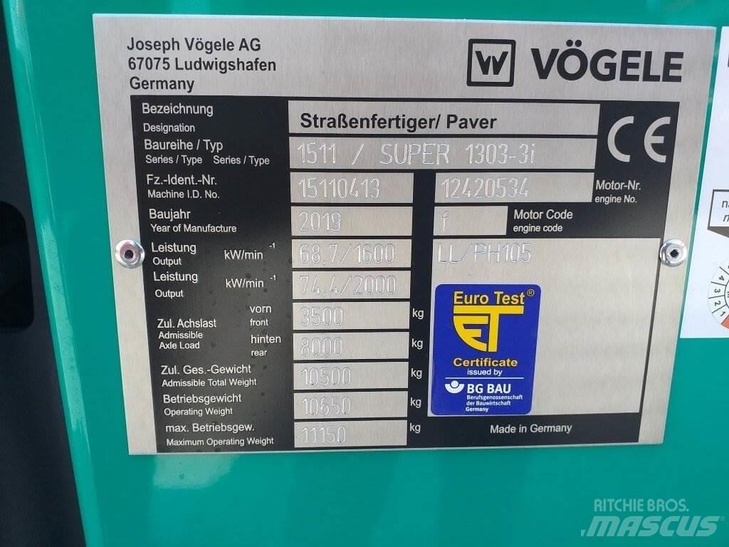Vögele Super 1303-3i Asfaltni finišeri