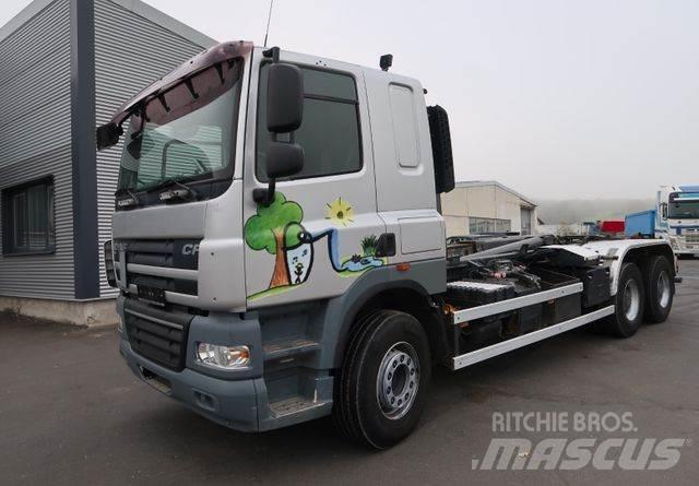 DAF CF 85.460 T 6x4 Rol kiper kamioni sa kukom za podizanje tereta